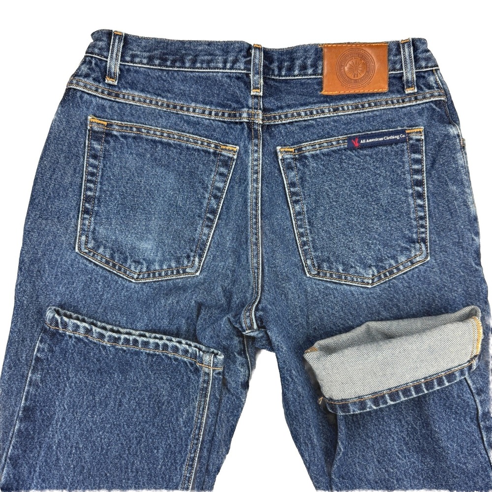 Vtg All American‎ Clothing Co Jeans Men's 30x29 USA Made Denim Workwear Dad